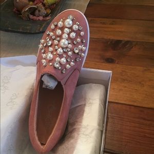 Soho Brianna size 8 slip ons - mauve
